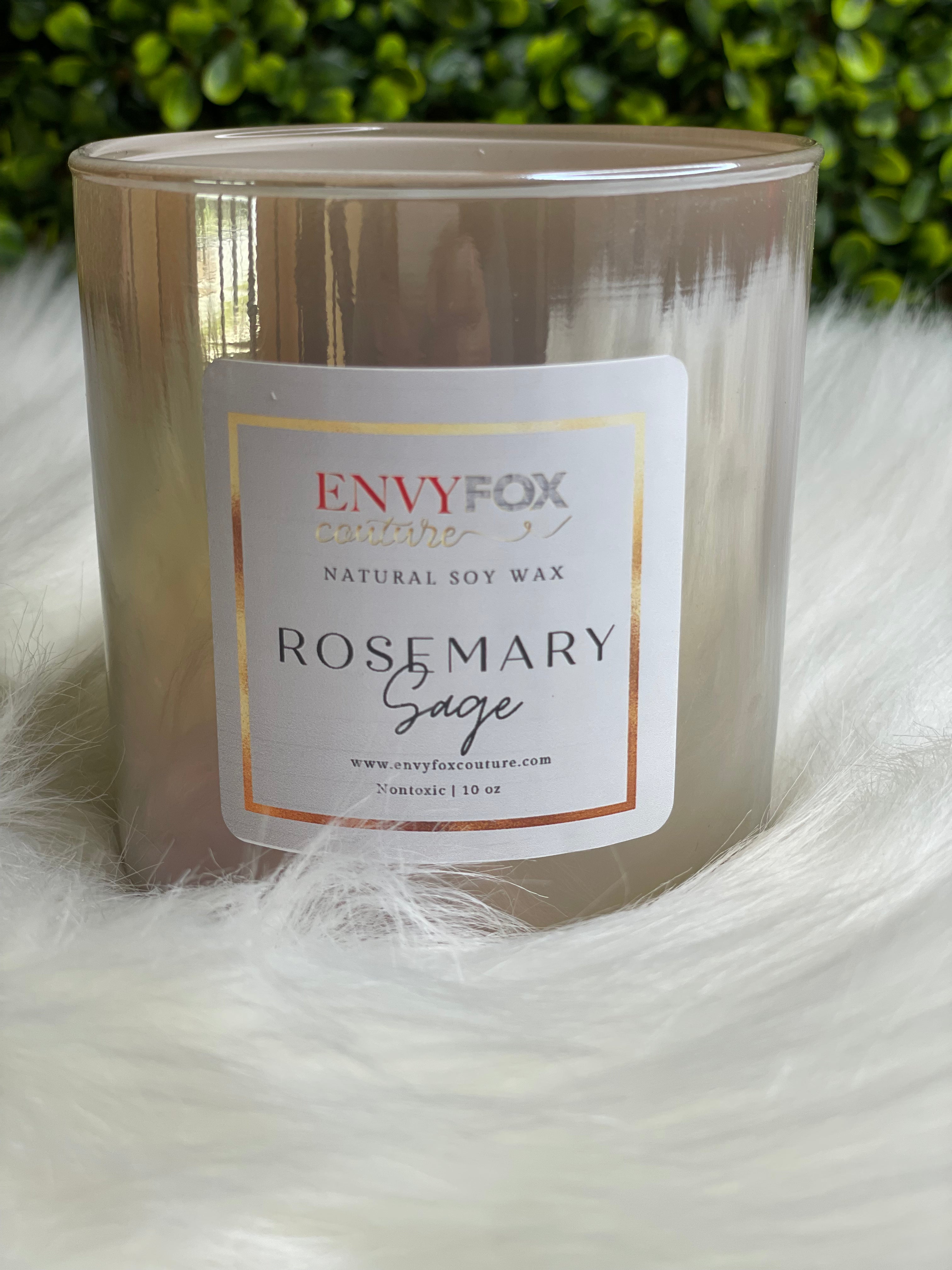 Rosemary Sage 10 oz Natural Soy Wax Candle