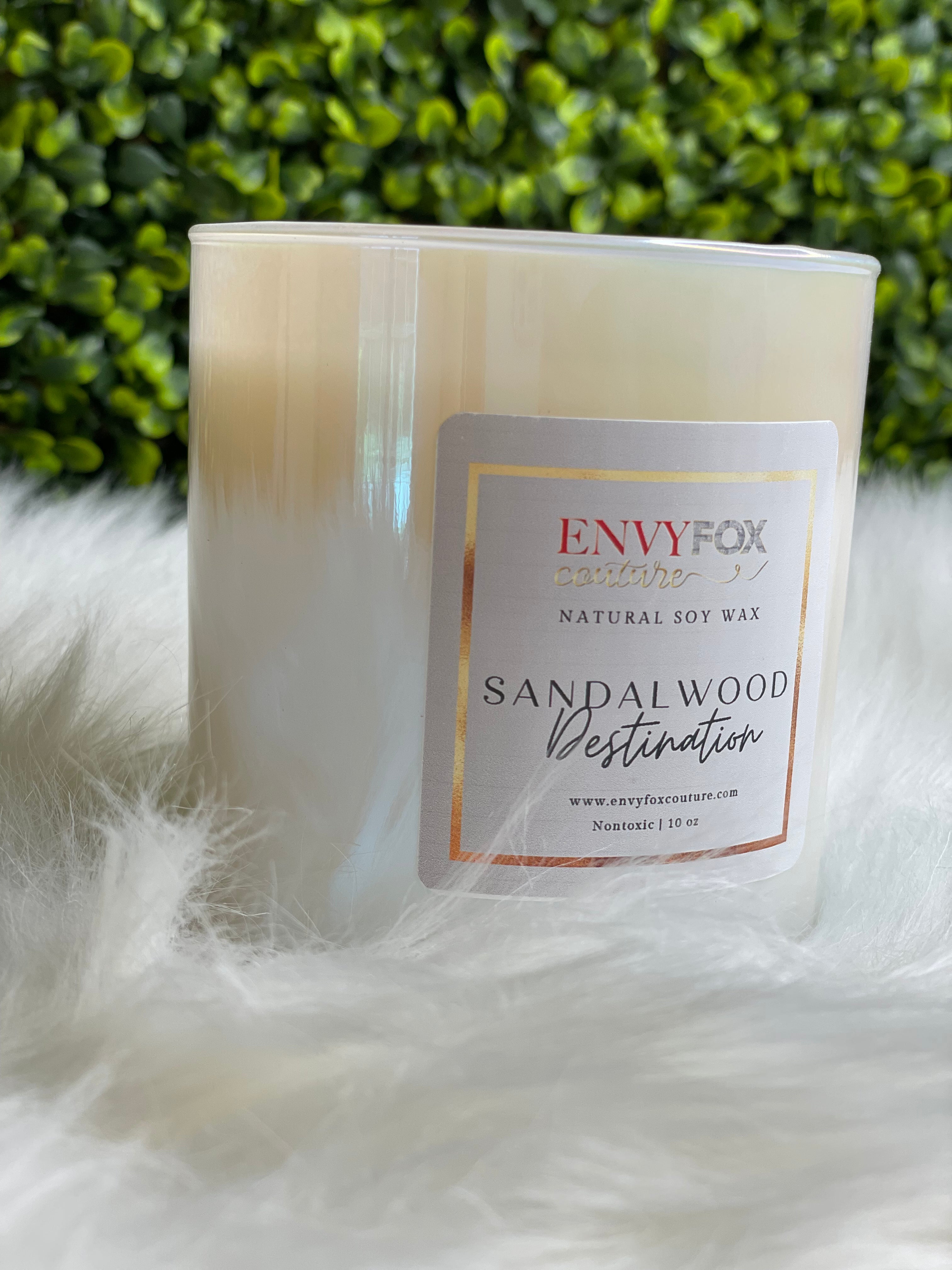 Sandalwood Destination 10 oz Natural Soy Wax Candle