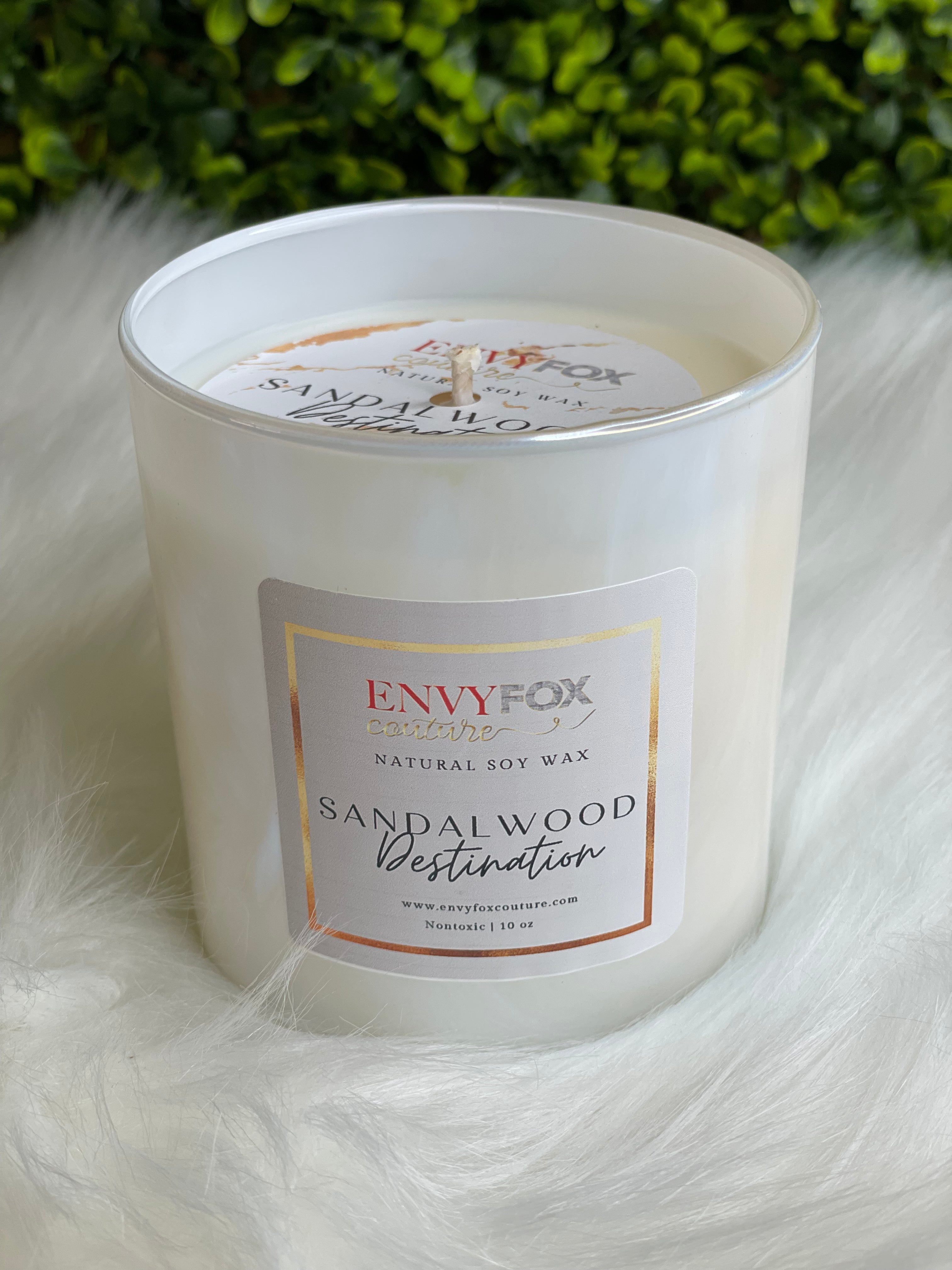 Sandalwood Destination 10 oz Natural Soy Wax Candle