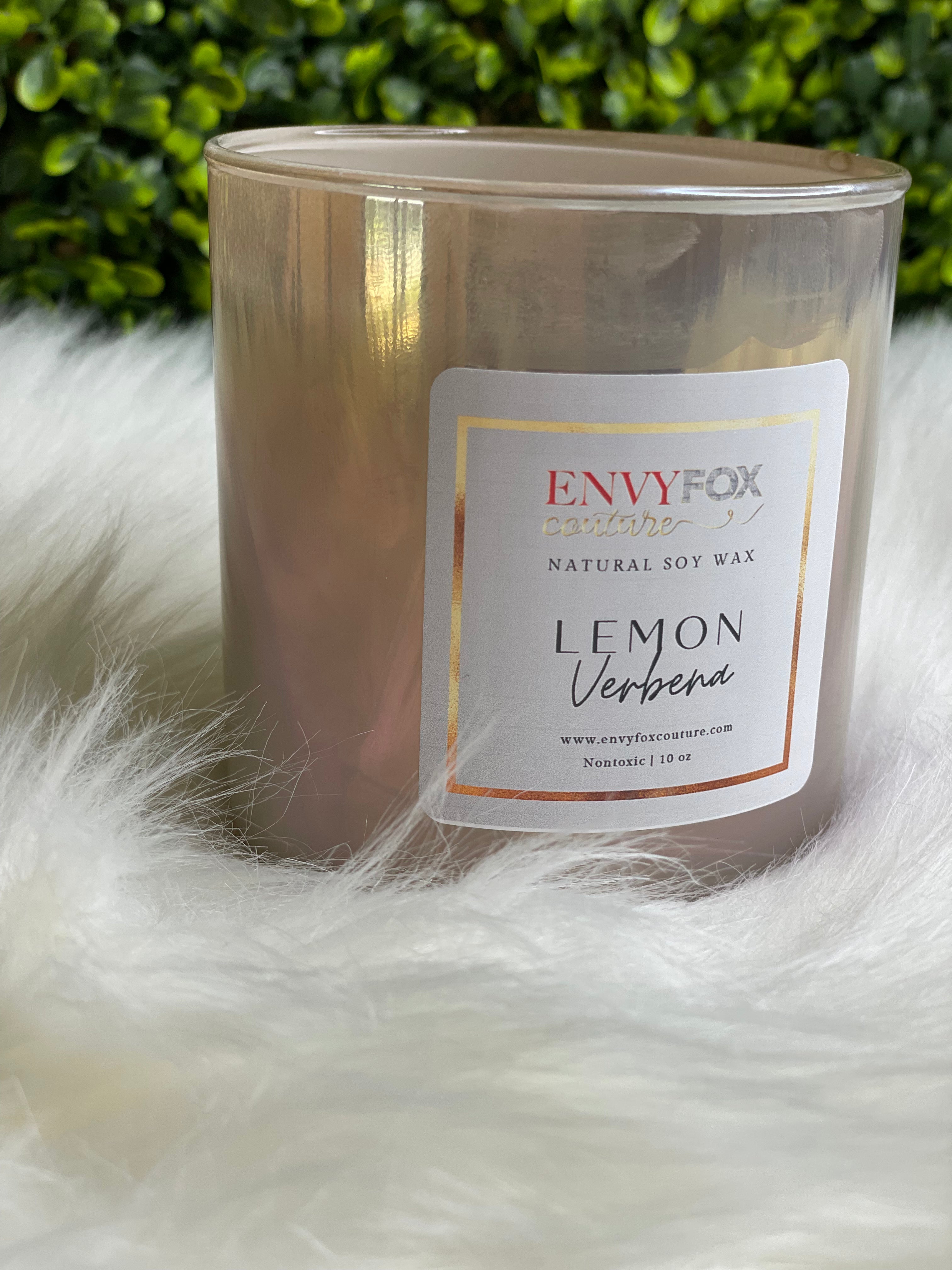 Lemon Verbena 10 oz Natural Soy Wax Candle