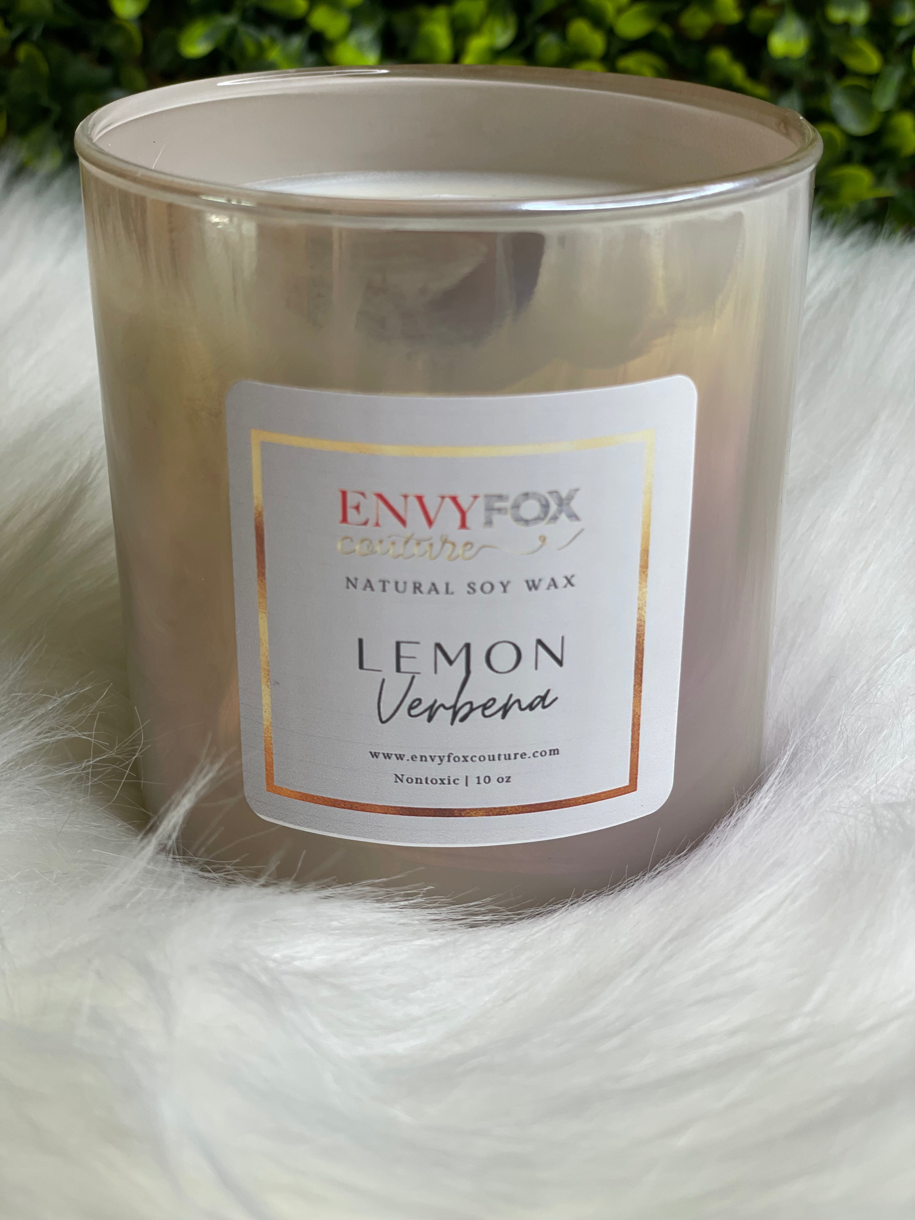 Lemon Verbena 10 oz Natural Soy Wax Candle