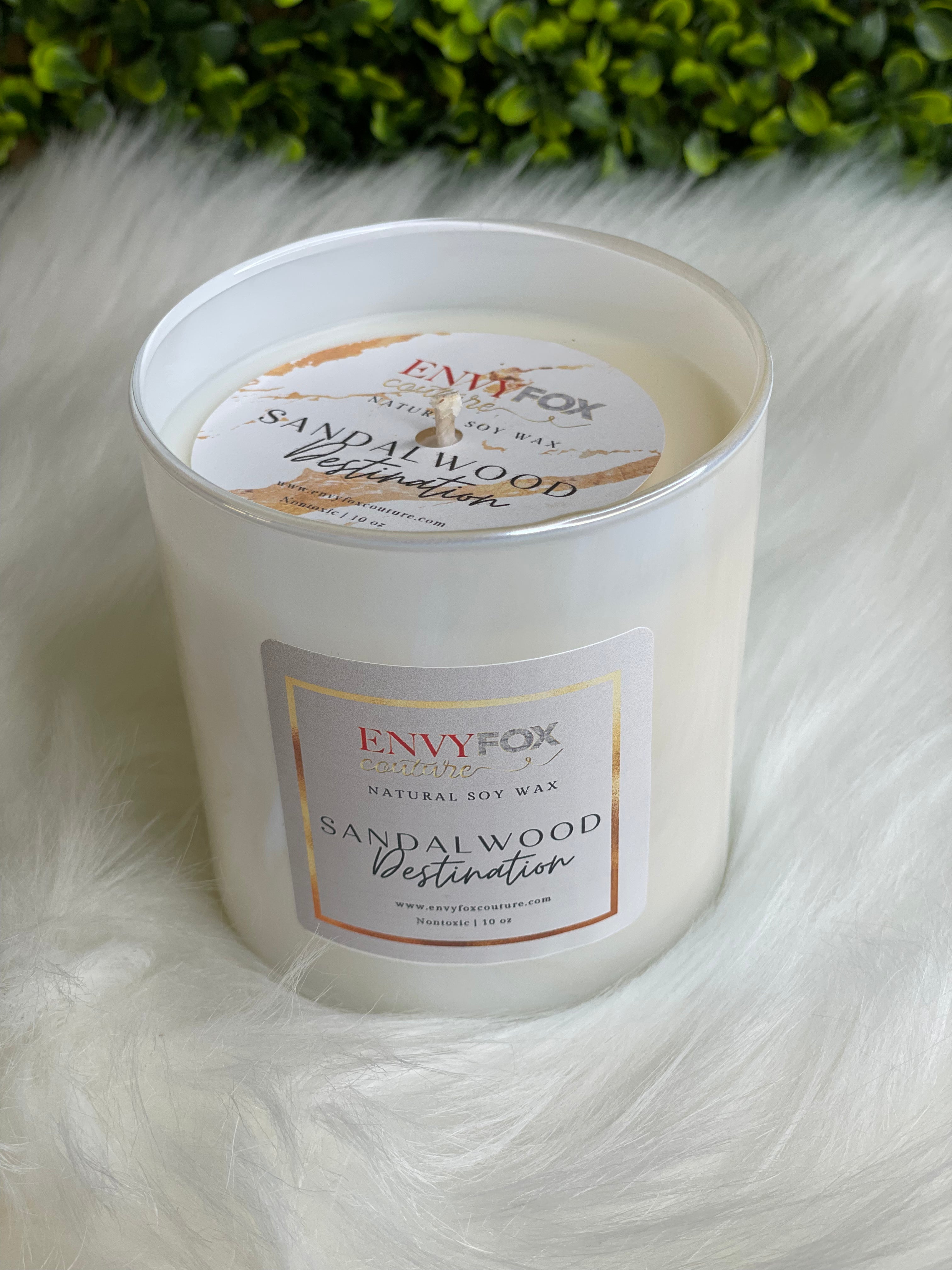 Sandalwood Destination 10 oz Natural Soy Wax Candle