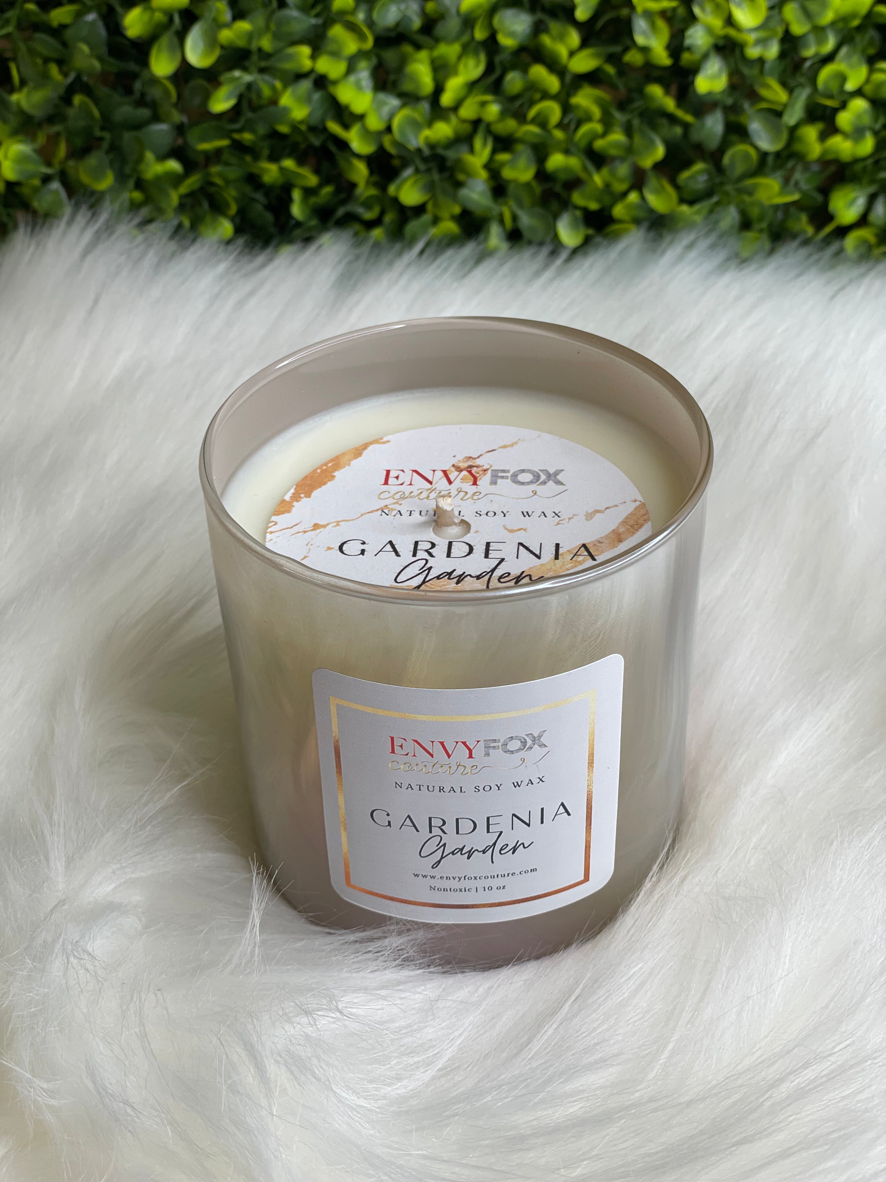 Gardenia Garden 10 oz Natural Soy Wax Candle