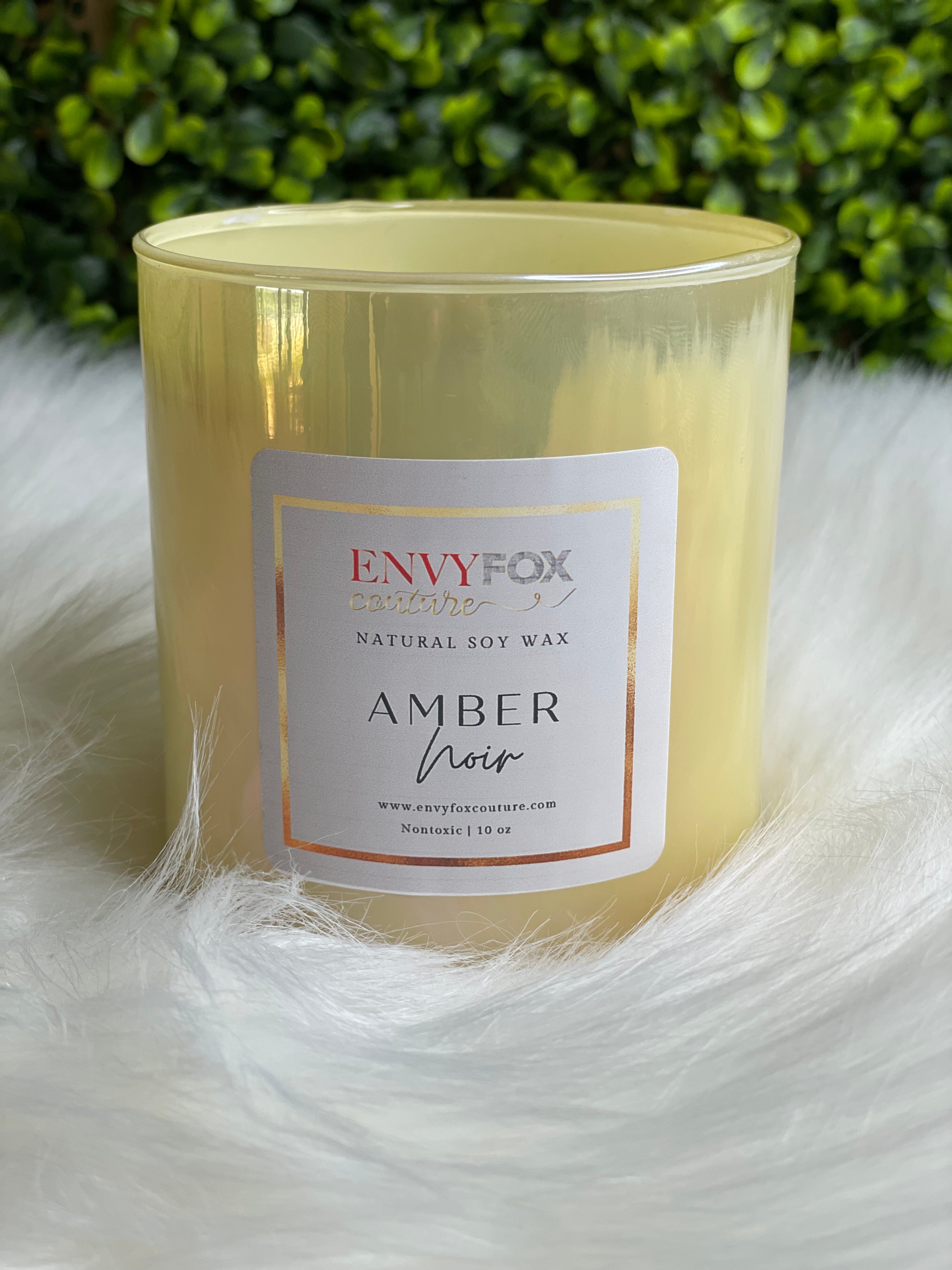 Amber Noir 10 oz Natural Soy Wax Candle