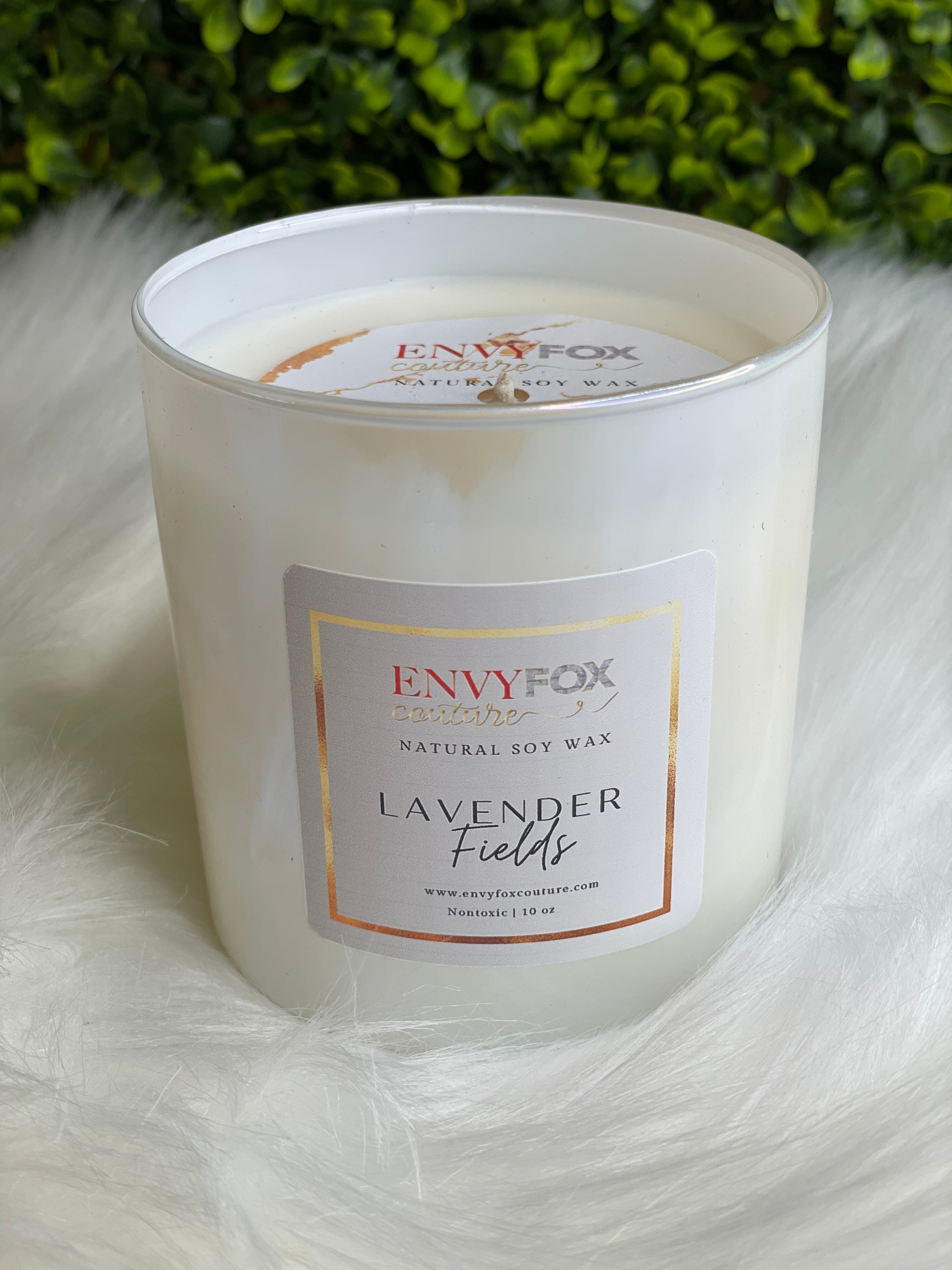 Lavender Fields 10 oz Natural Soy Wax Candle