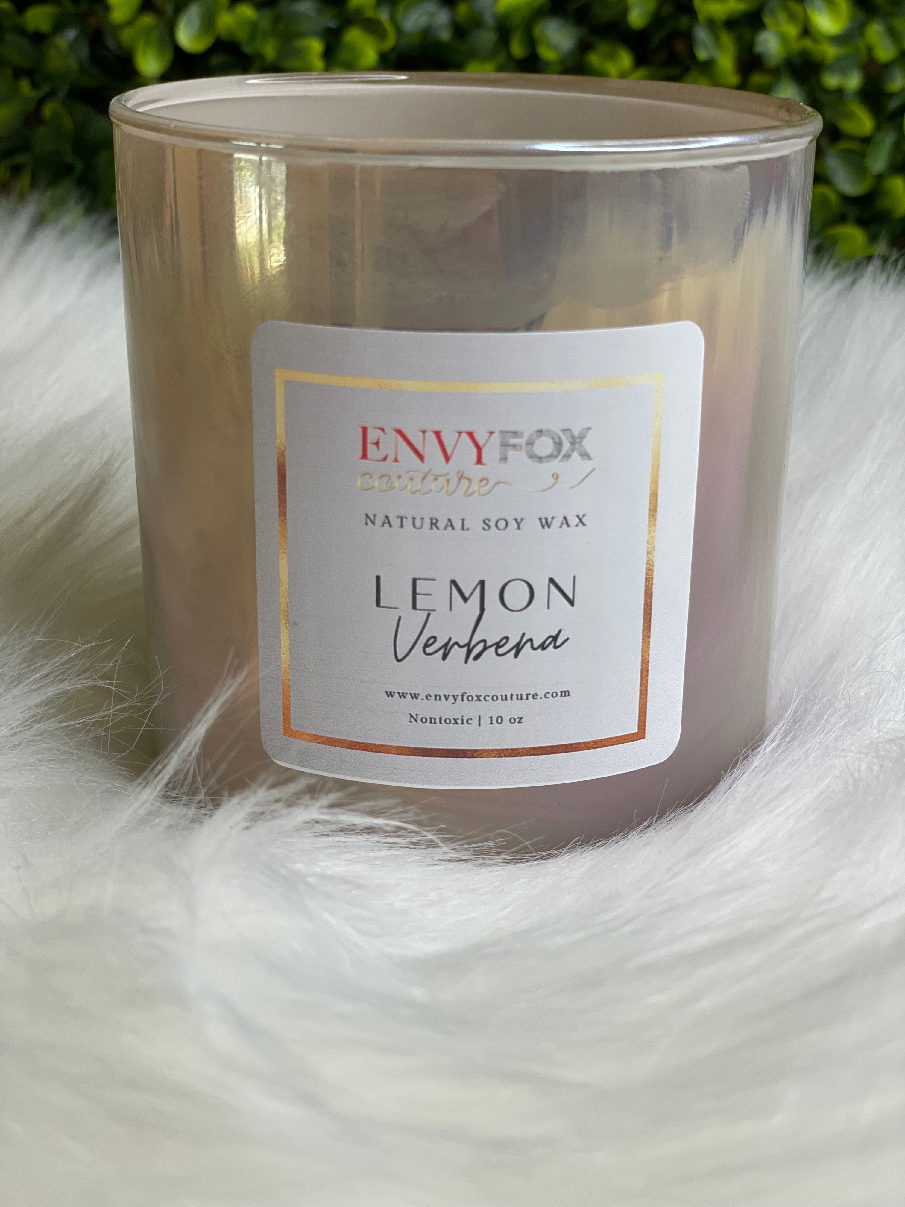 Lemon Verbena 10 oz Natural Soy Wax Candle