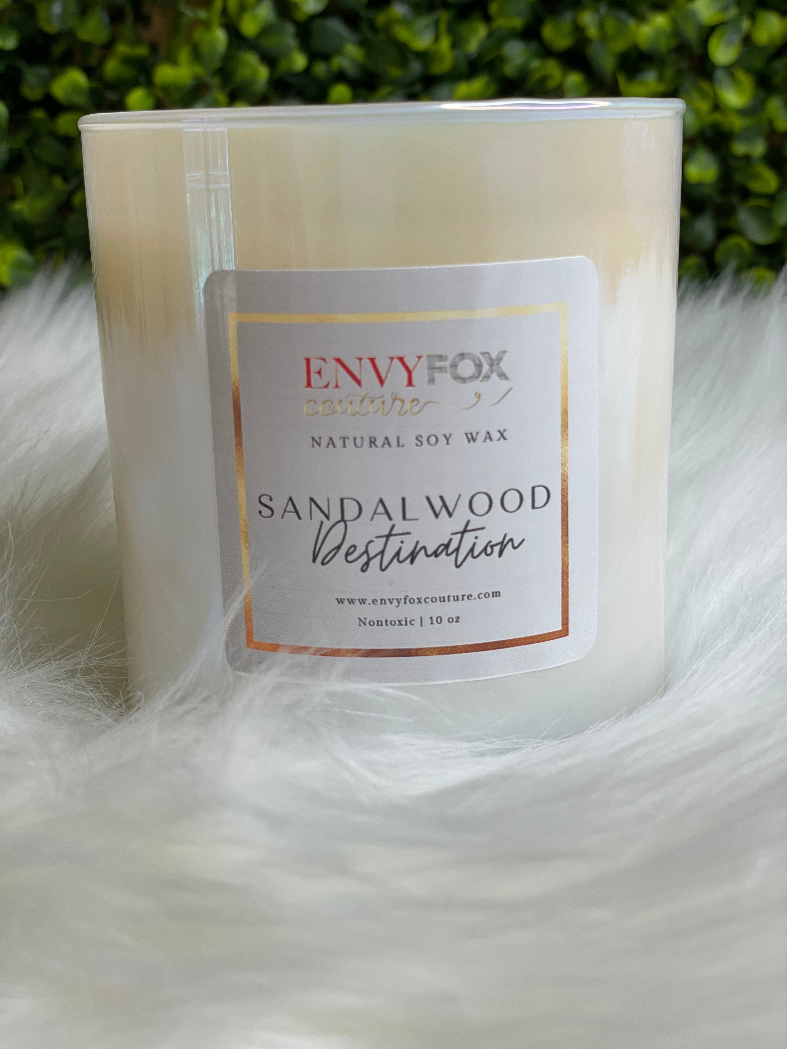 Sandalwood Destination 10 oz Natural Soy Wax Candle
