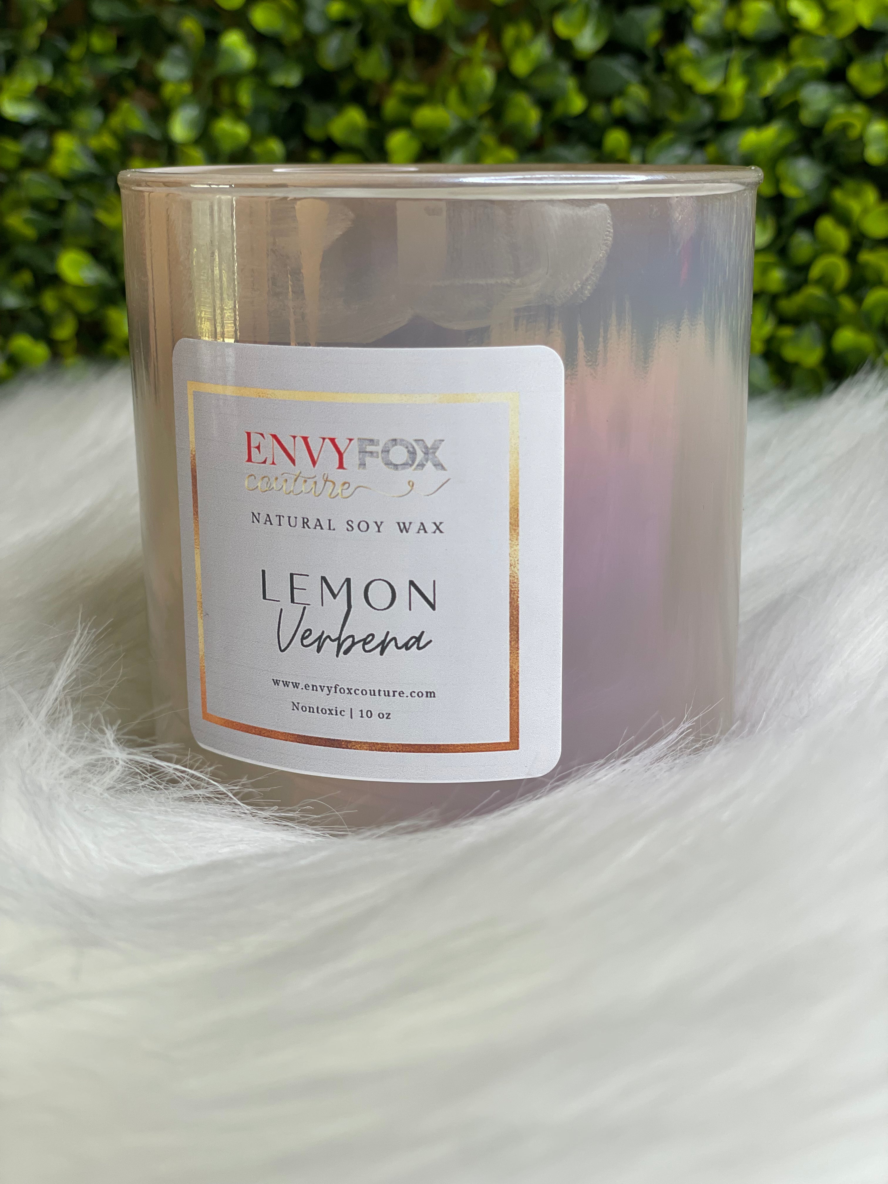 Lemon Verbena 10 oz Natural Soy Wax Candle