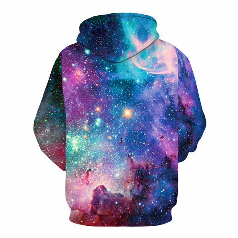 Full Size Printed Drawstring Hoodie with Pockets